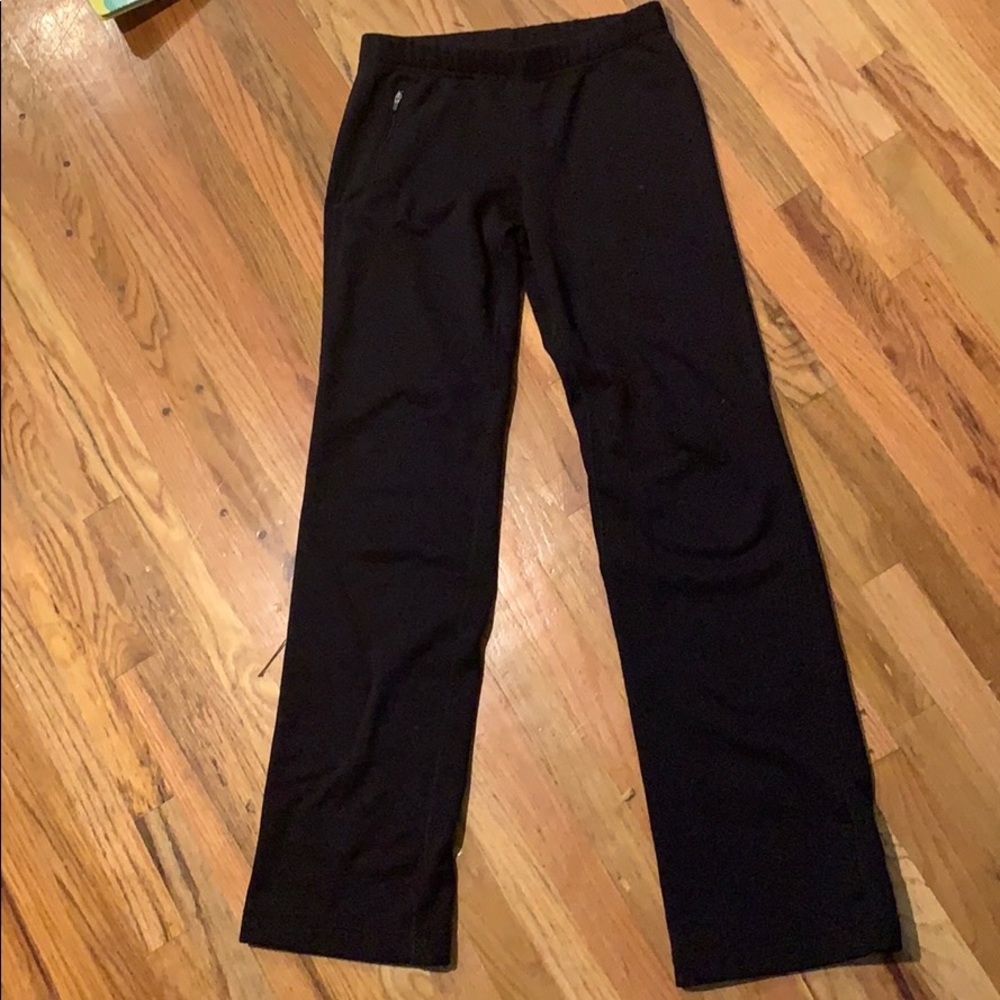Athleta fleeced lined strait legged pants